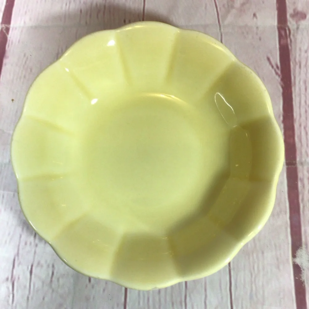 Vintage WS George Elmhurst Yellow Fruit Dessert Sauce Bowl